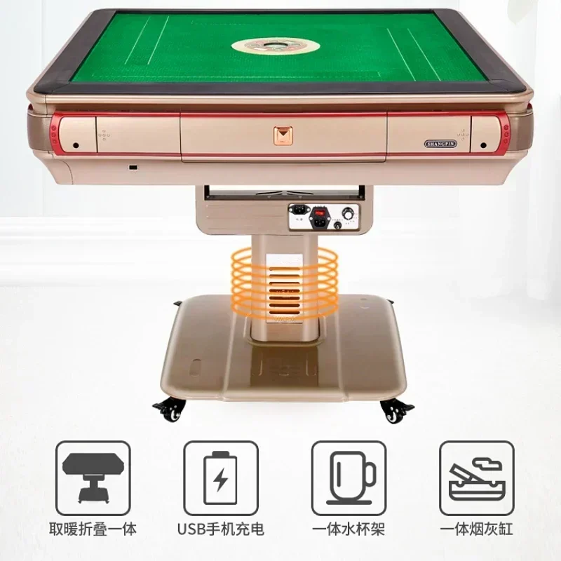Mahjong Machine Automatic Household Folding Four-Port Chess Card
