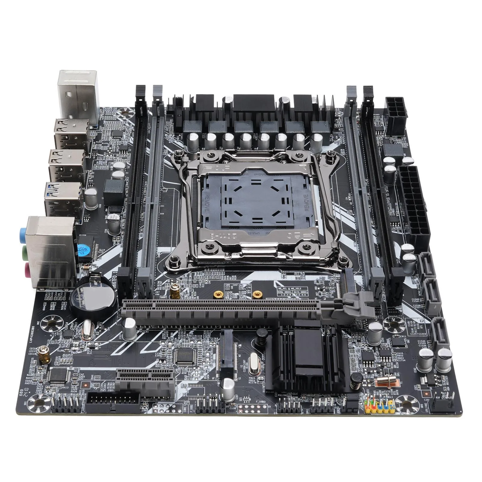 

PC Motherboard 6 Phase Power Supply 2 USB 3.0 Ports Efficient Stable 4 USB 2.0 Ports 4 Channel DDR4 Motherboard PCB for Gaming