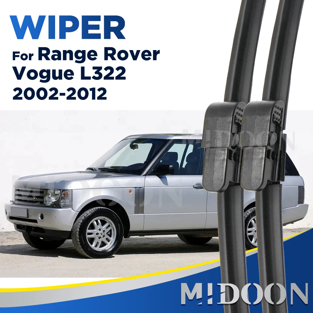 MIDOON Wiper Front Wiper Blades For Land Rover Range Rover L322 IVogue HSE 2002 - 2012 Windshield Windscreen Front Window 26\