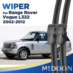 MIDOON Wiper Front Wiper Blades For Land Rover Range Rover L322 IVogue HSE 2002 - 2012 Windshield Windscreen Front Window 26