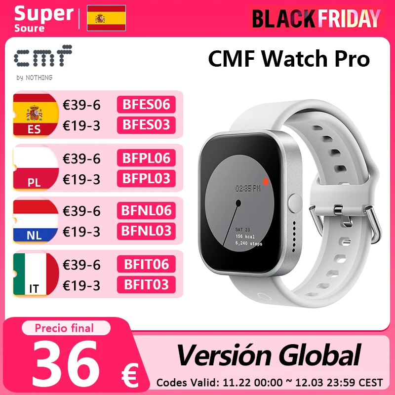 Global Version CMF by Nothing Watch Pro 1.96