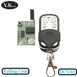 DC3-5V Rolling code RF Wireless Remote Control Receiver Module+Transmitter super-heterodyne Learning code 4Channel Output  TTL