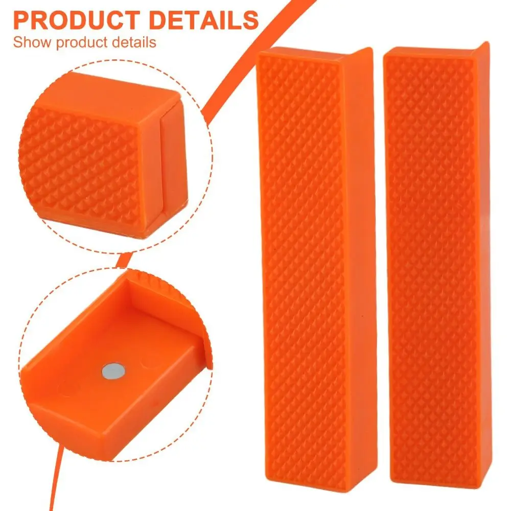 

Nylon Vise Protection Strip Soft Jaws Magnetic Design Vise Jaw Rubber Multi-Grooved 4/5/6 Inch Bench Machine Tools Machine Tools