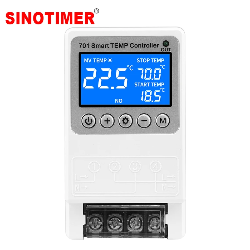 

Household Smart Big LCD Temperature Controller Constant Thermostat Control Timing Switch Cycle Multiple Sensor With Backlight