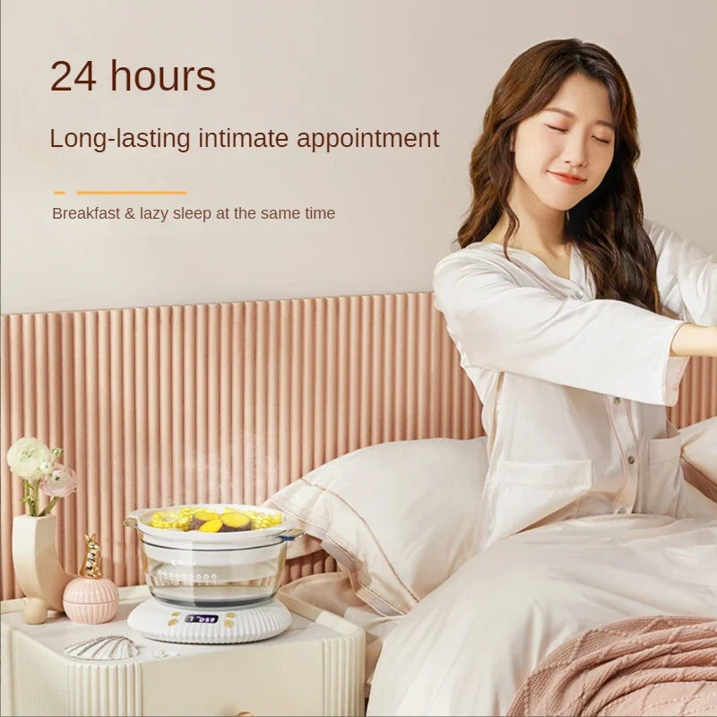 220V Health Pot Electric Stew Pot Household Porridge Artifact Ceramic Soup Bird's Nest Stew Pot Cuisine Intelligente