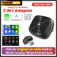 2IN1New Wireless CarPlay Android Auto USB Adapter Dongle Smart Mini Box Plug Play Universal For VW Toyota Nissan Honda Ford Benz