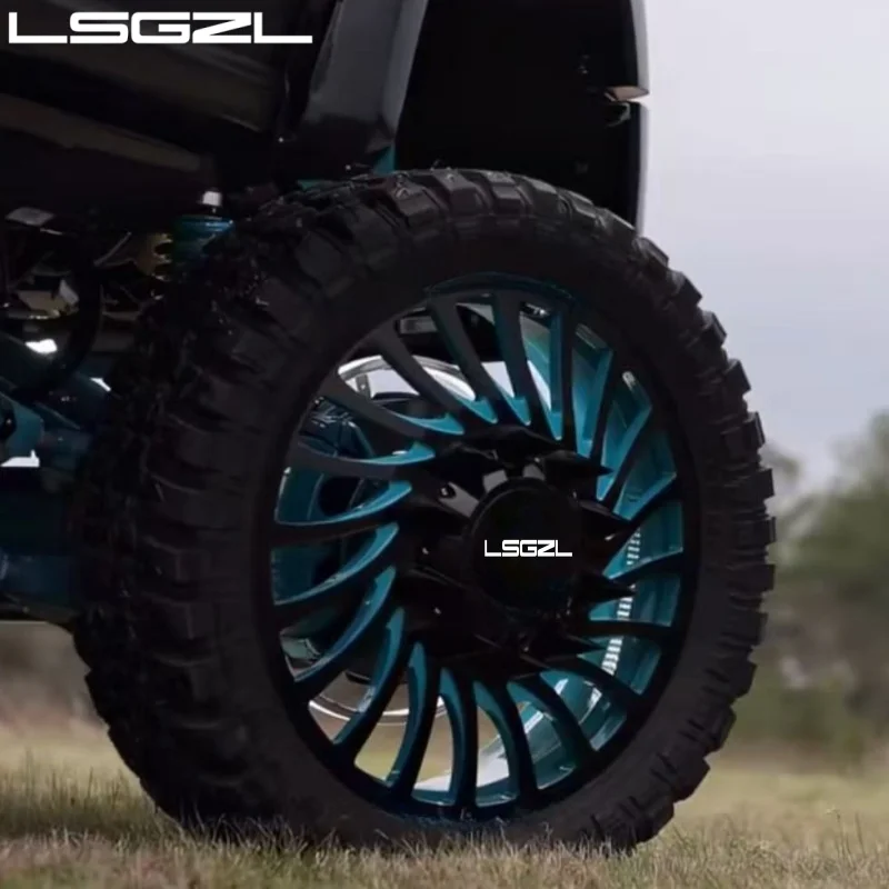 Custom Forged Dually Wheel Rim Pickup 22 24 26 28 Inch Wheels with Floating Centers New for 2025 Dodge  2500/3500