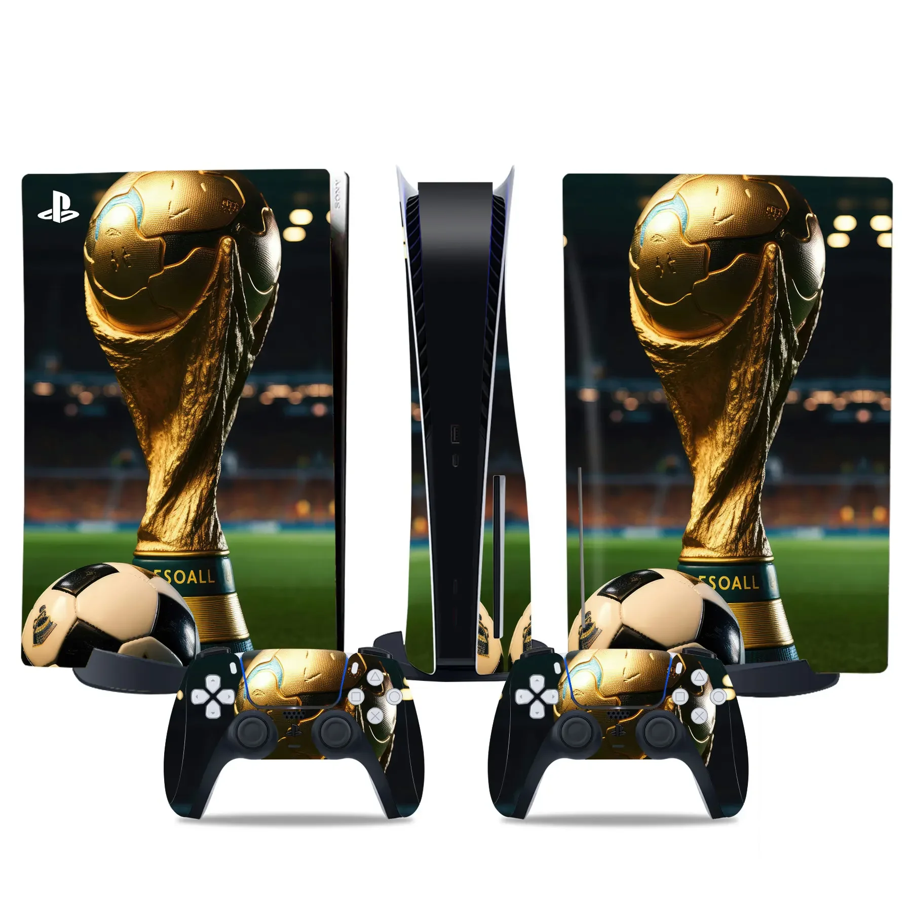 football GAME Anime Customized PS5 Disc Vinyl Skins Stickers For PS5 disc Controller Console skin stickers