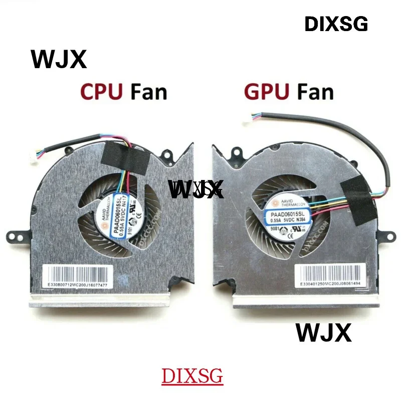 

New CPU&GPU cooling fan for MSI GE63 GP63 GL63 GE63VR GE73 GE73VR GP73 GL73