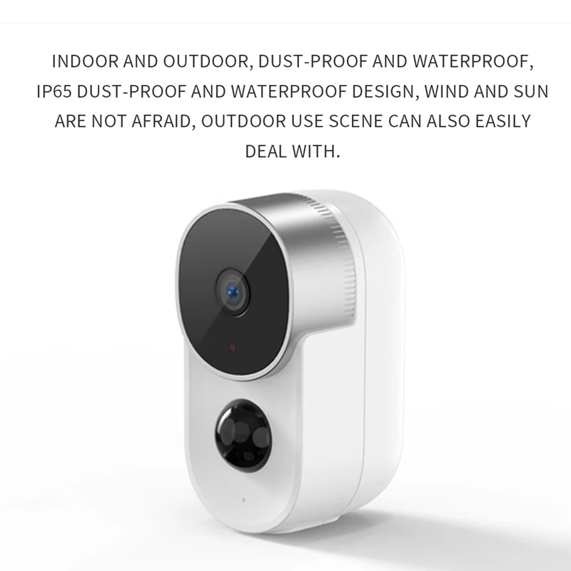 Wireless, Weather-Resistant HD Security Camera With Two-Year Battery Life And Motion Detection, Set Up In Minute