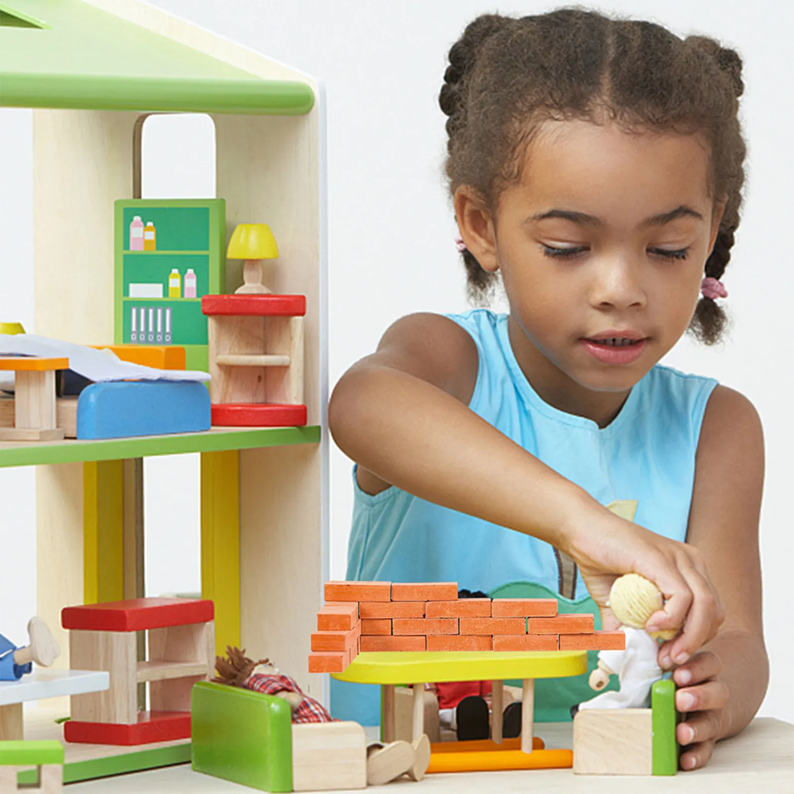 150Pcs Faux Bricks Miniature Brick Models DIY Fake Wall Bricks for Landscape Sand Table Decor and Handmade Miniature Scene