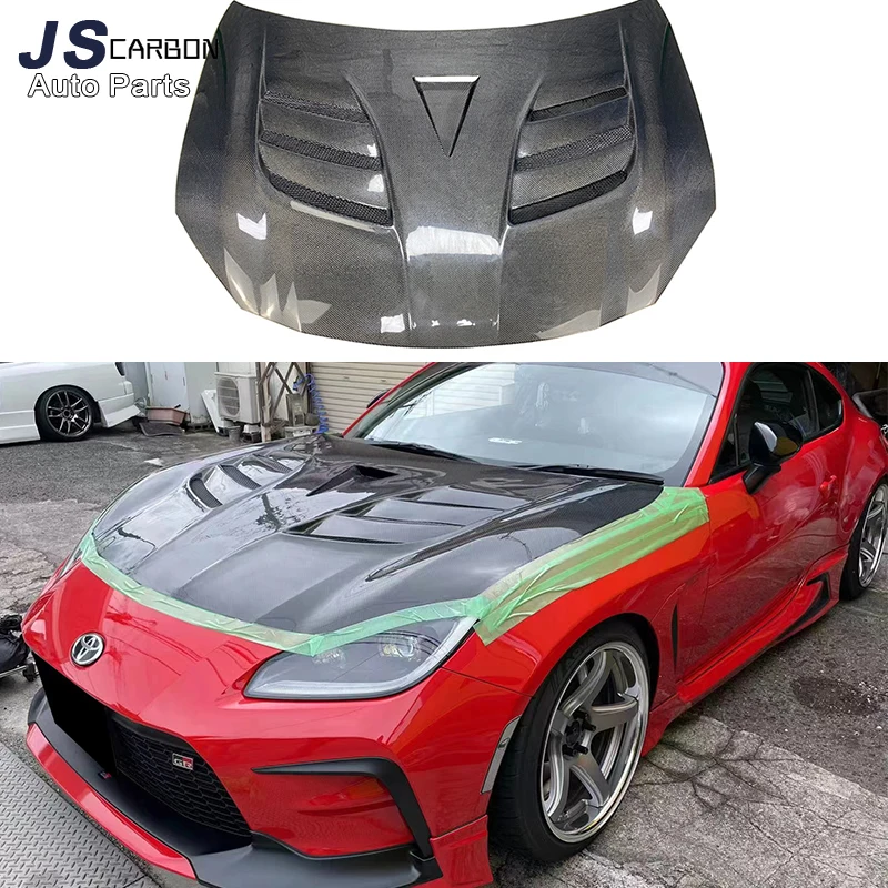 Toyota GR86 Subaru BRZ 2019+ VRS Style Carbon Fiber Original Hood For Front Hood Ventilation Cover Hood body kit