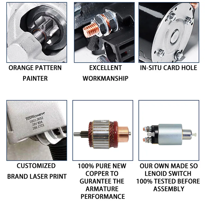 Licht maschine 24v 8 sc3110v 8 sc3200v alt0191p 110568 3702130101af 3702130106a LKW-Licht maschine für Golden Dragon Yutong Yuchai