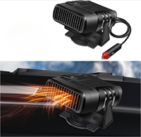 Car Heater Portable Auto Windshield Defogger with Plug in Cigarette Lighter Defroster with 360° Rotating Base Car Accessories