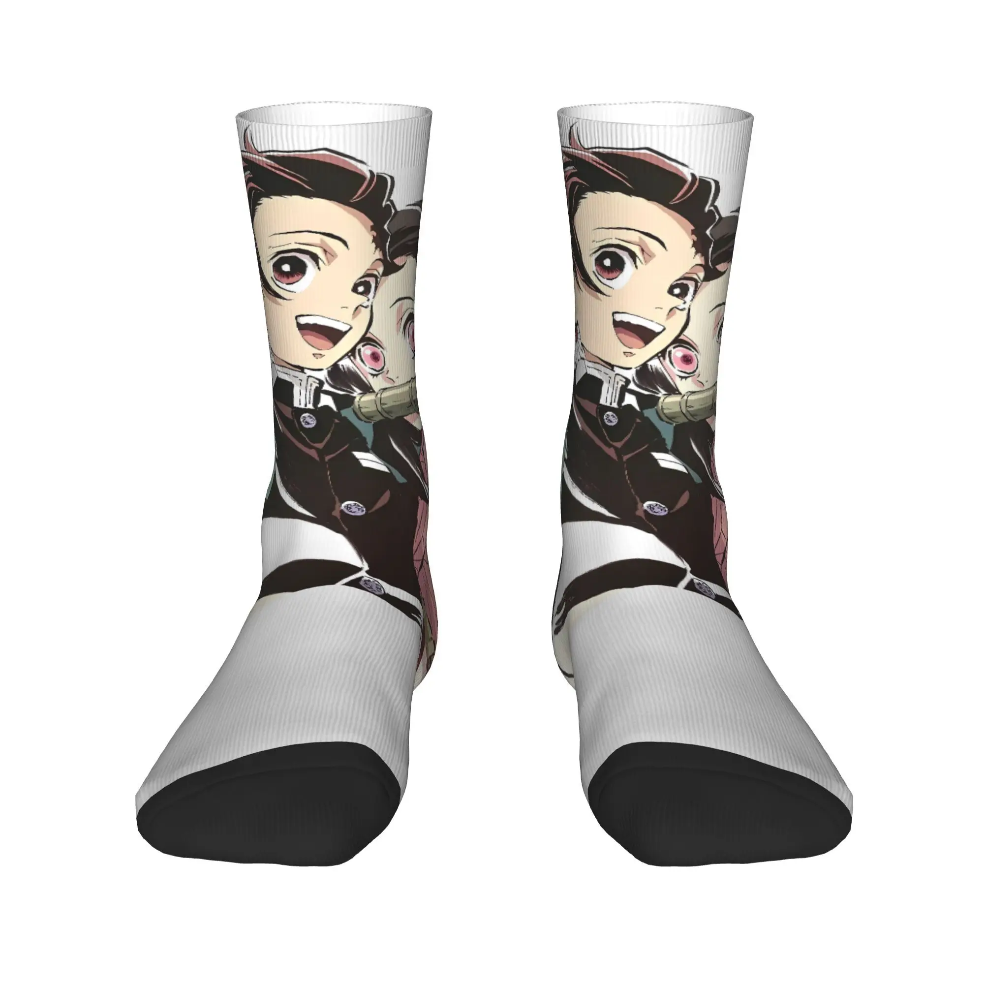 Skarpetki dla par Muichiro Tokito, podkolanówki, wiosenne, rekreacyjne, wysokiej jakości, designerskie, antypoślizgowe skarpetki do wspinaczki.