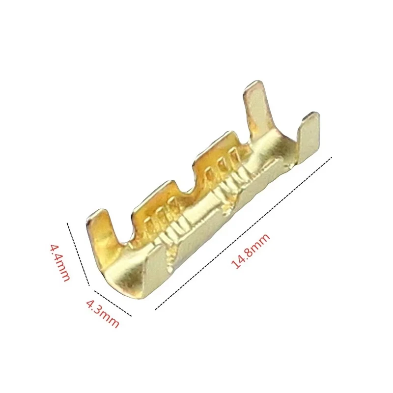 50Pcs Docking connector line pressing button quick connect terminal wiring steel image 4
