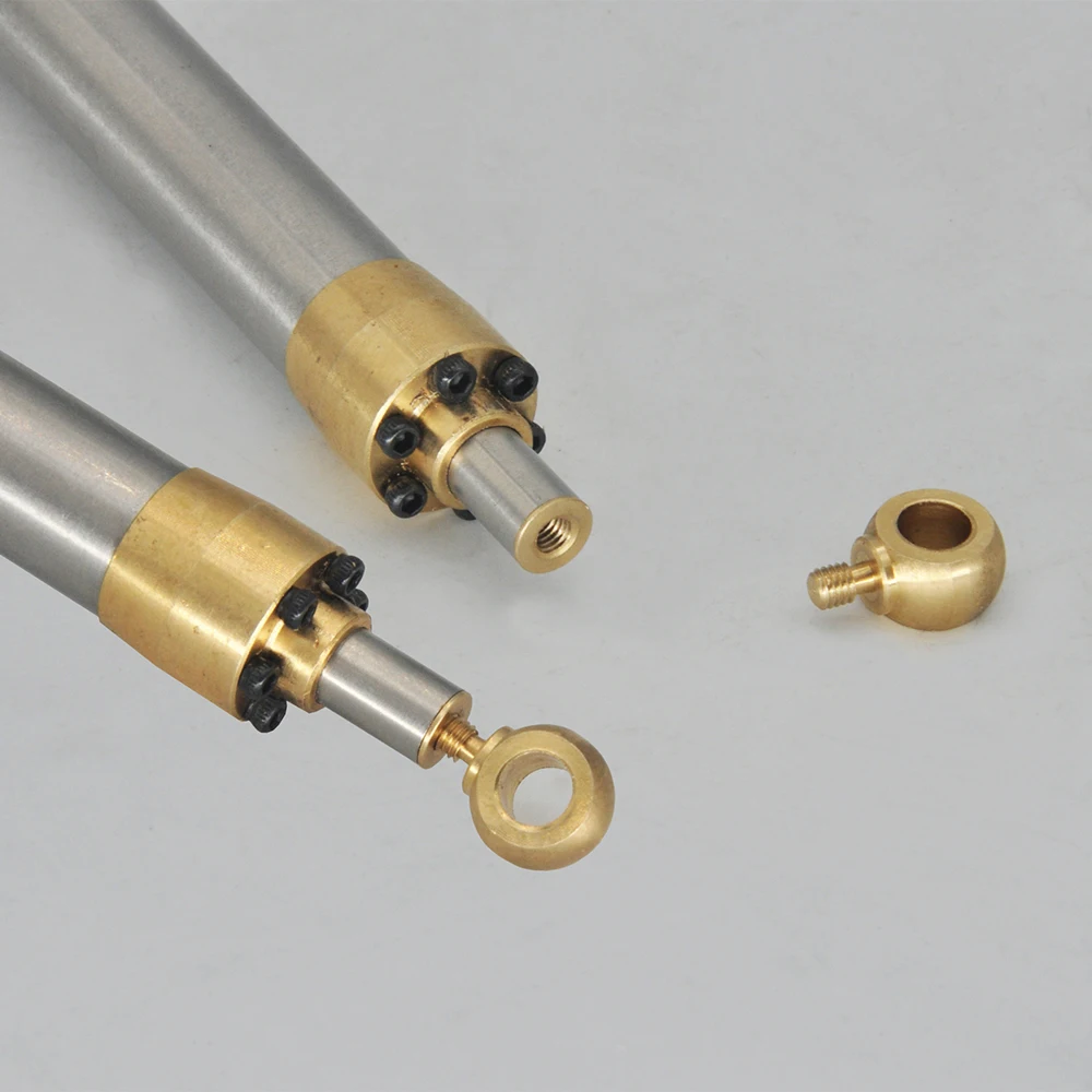 Metalen Duwstang 35/55/70/90/120mm Slag Elektrische Simulatie Hydraulische Cilinder voor RC Auto Graafmachine en Robot Model Speelgoed Onderdelen