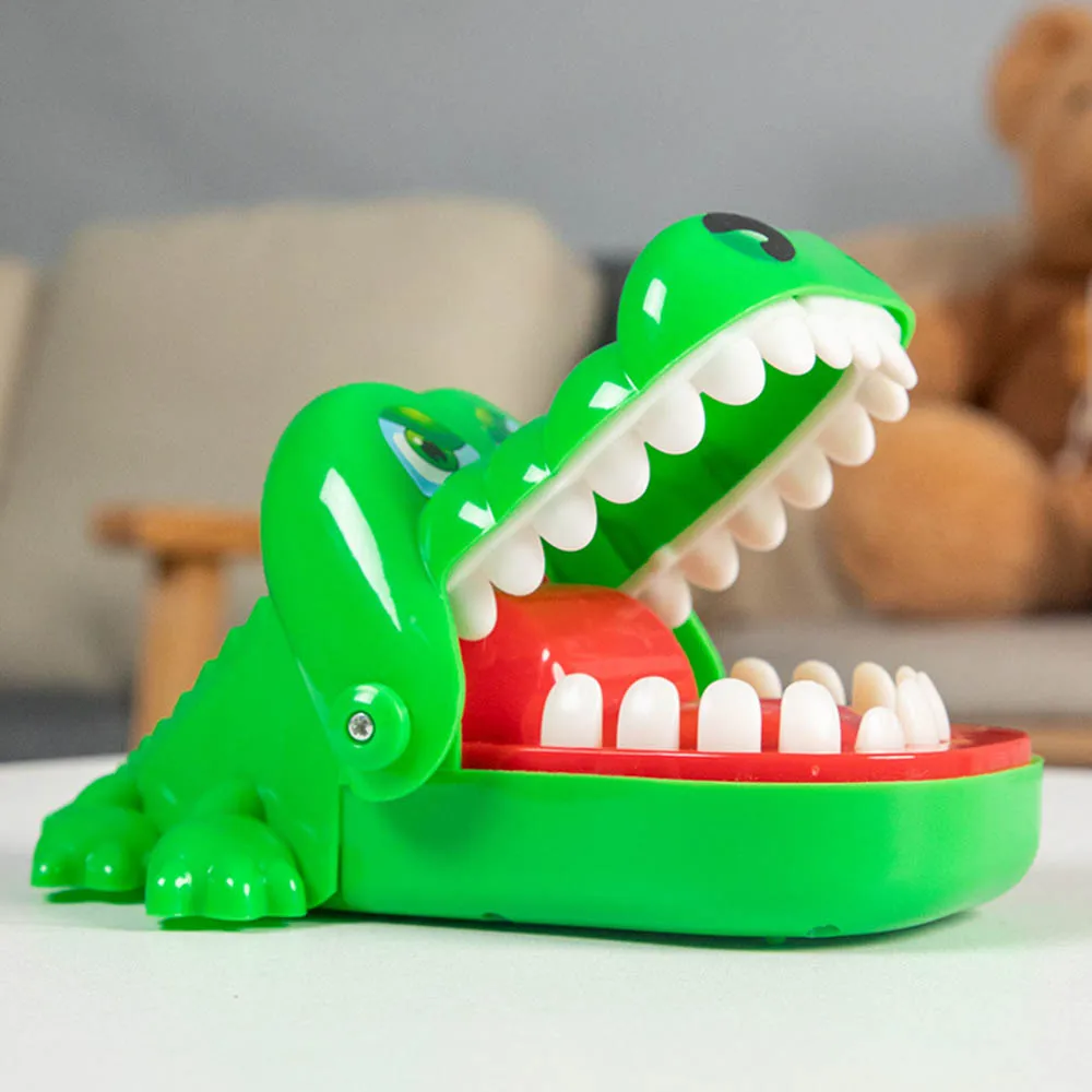 Cute Crocodile Snap Bite Finger Kids Children Family Group Game Fun Toy Gift Dentist Toy Biting Snapping Exciting Mouth Toys