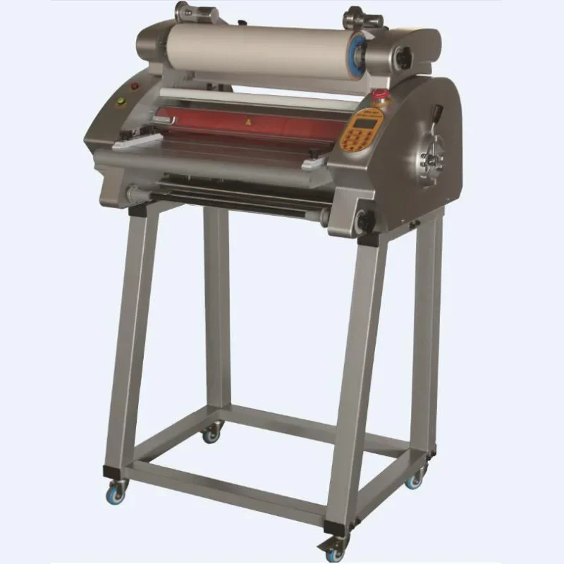 FM480Q single and double-sided film photo card color page laminating machine hot and cold dual use