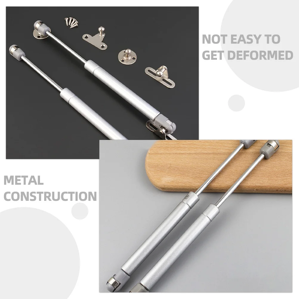 

1 комплект петель для шкафа из алюминиевого сплава, стабильный стержень под давлением газа, гладкая поверхность, без заусенцев, дверные петли, мебель