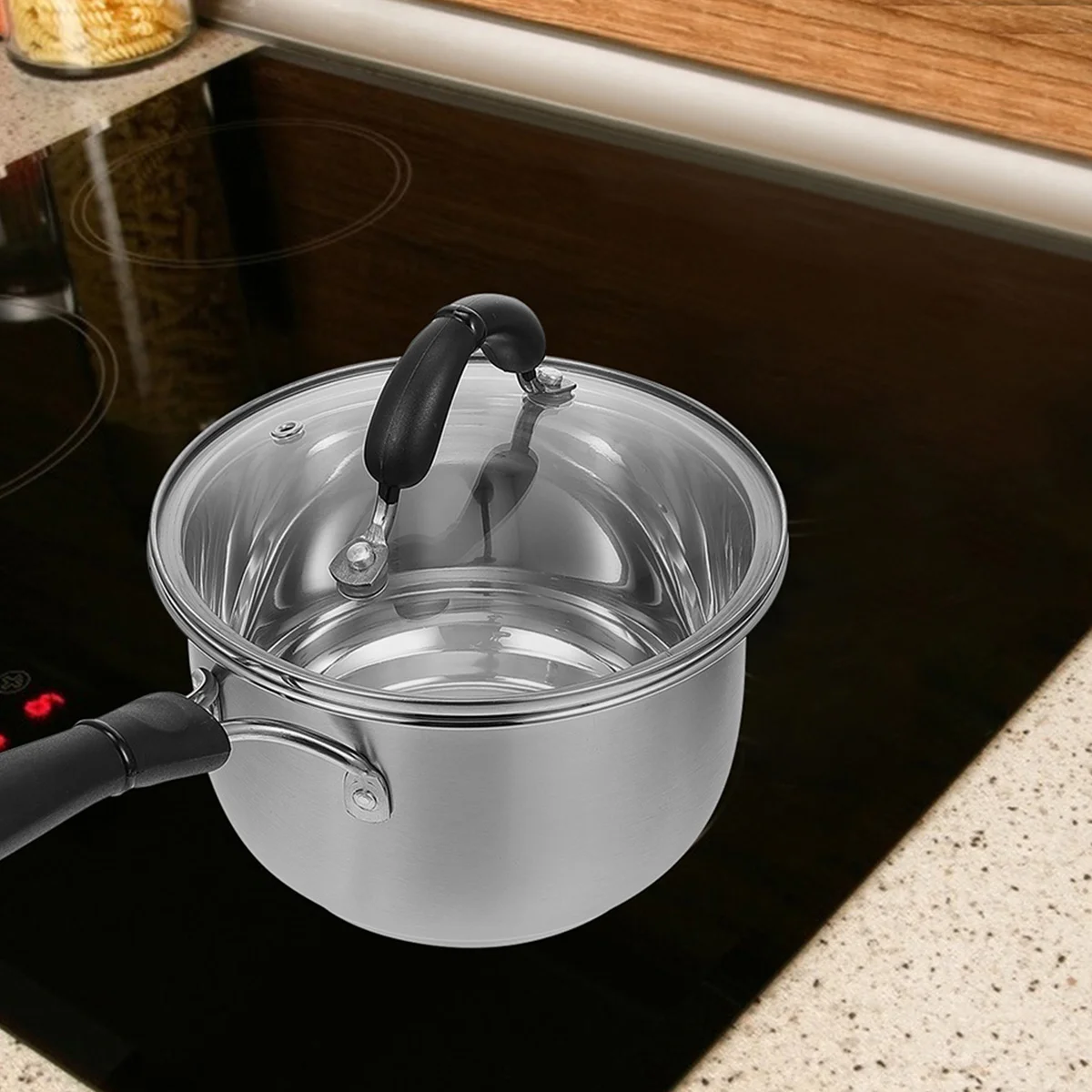 

1 pc Thicker Pot Stainless Steel Heavy Duty Cooking Pan For Baby Food Milk Saucepan Steamer Stew Soup Pot Kitchen