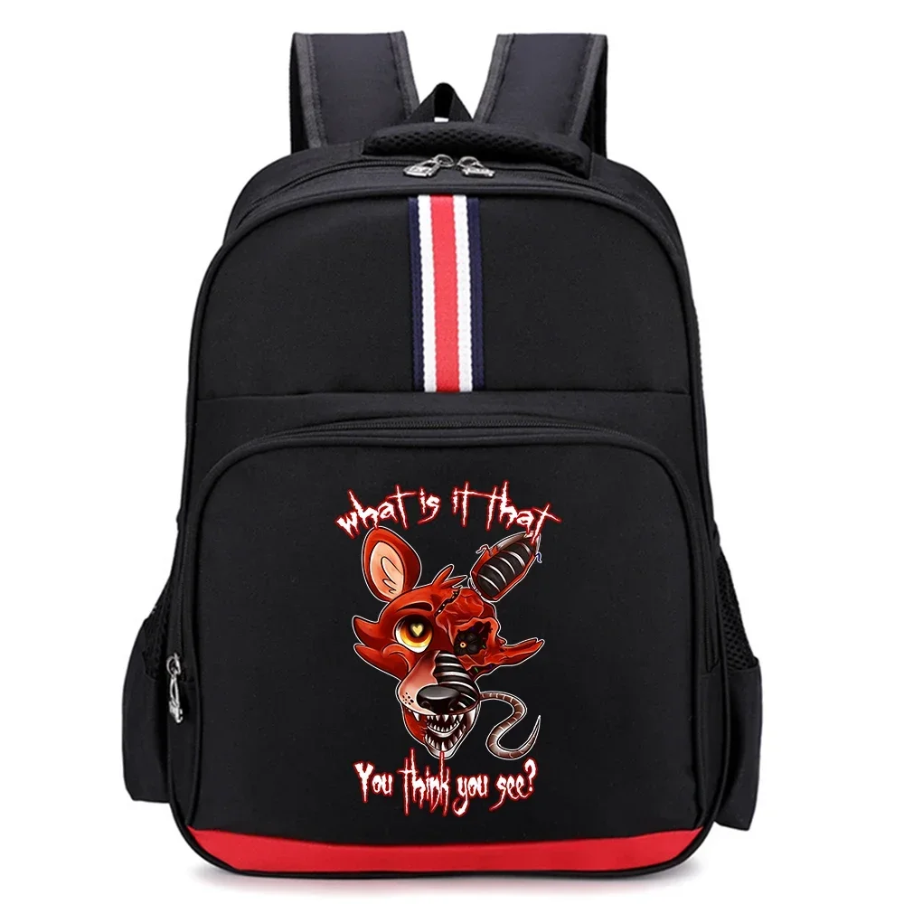 New Fnafs Kindergarten School Backpack for Kids Cute Mochila Schoolbag Primary School Student School Bag Trendy Anime Bags Gift