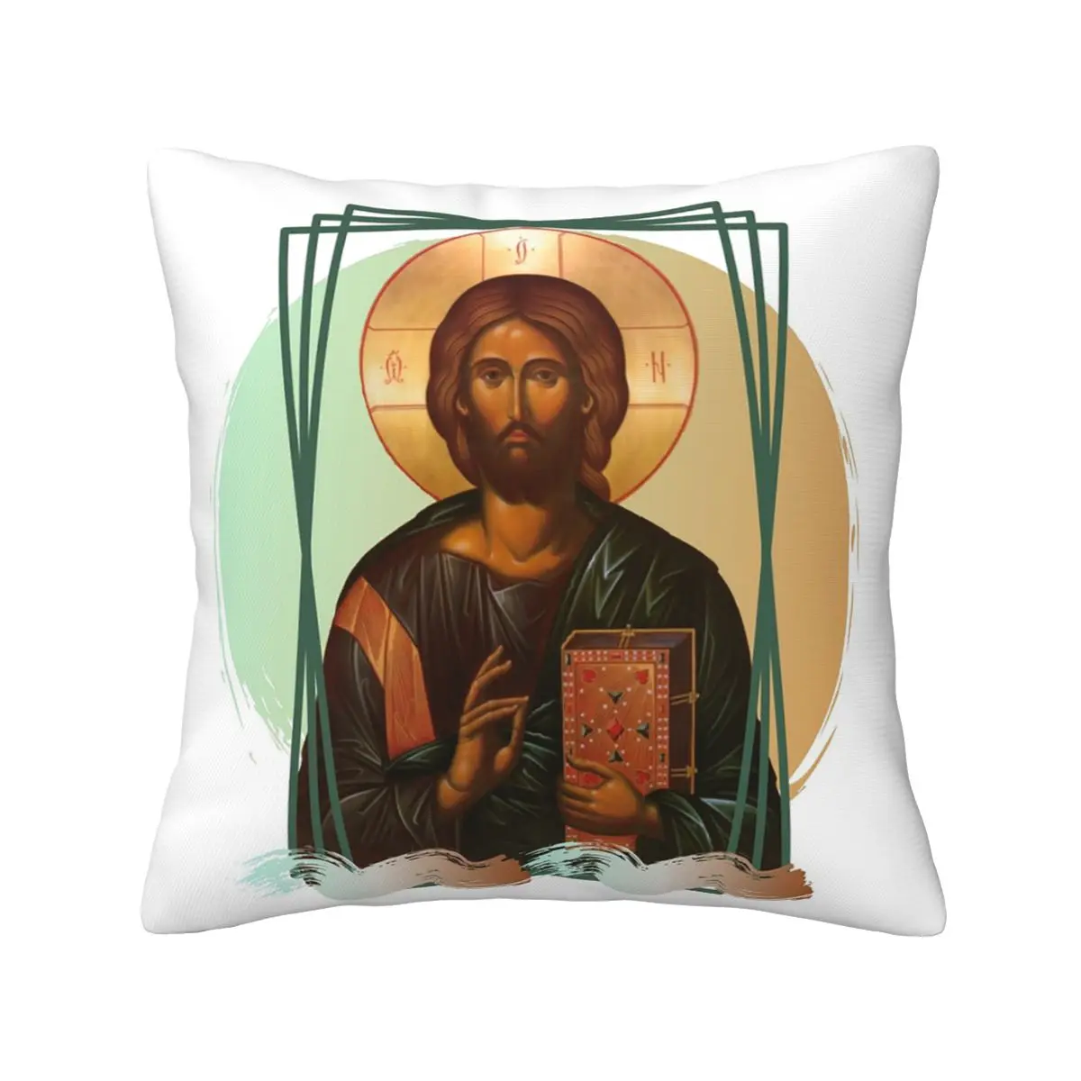 Lord Jesus Christ Square Pillowcase Pillow Cover Cushion Decor Comfort Throw Pillow for Home Car