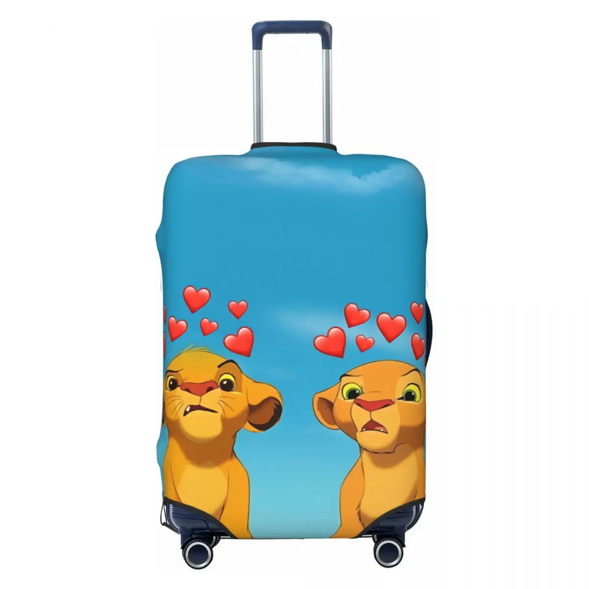 

Custom The Lion King Travel Luggage Cover Washable Suitcase Cover Protector Fit 18-32 Inch