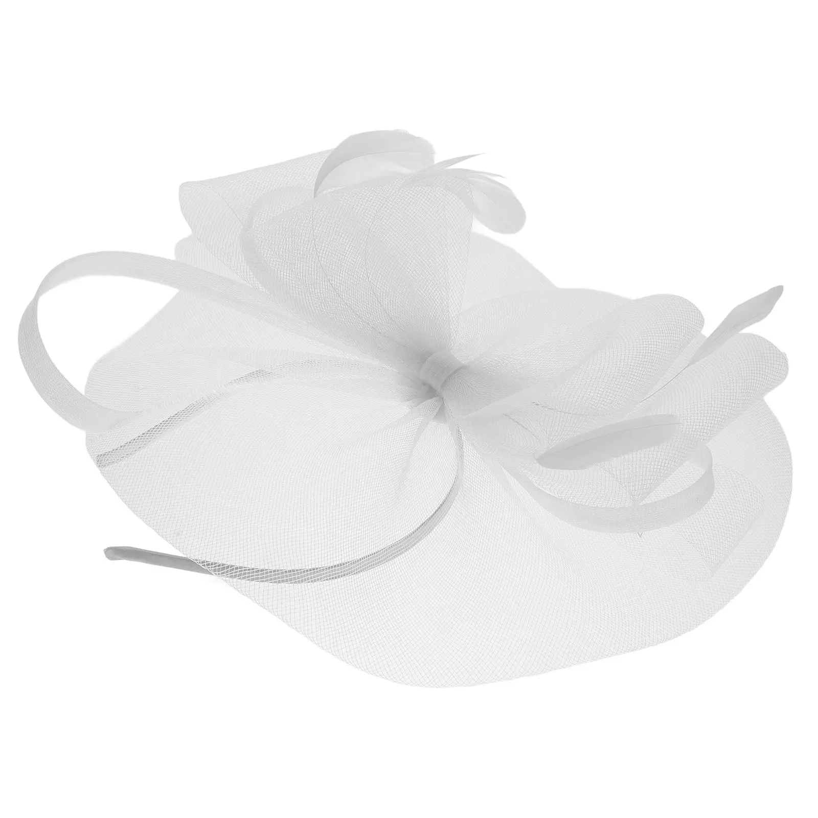 Butterfly Fascinator Black Mesh Bowknot Headband Elegant Tea Party Hat Bridal Wedding Headpiece Royal Style Hair Clip