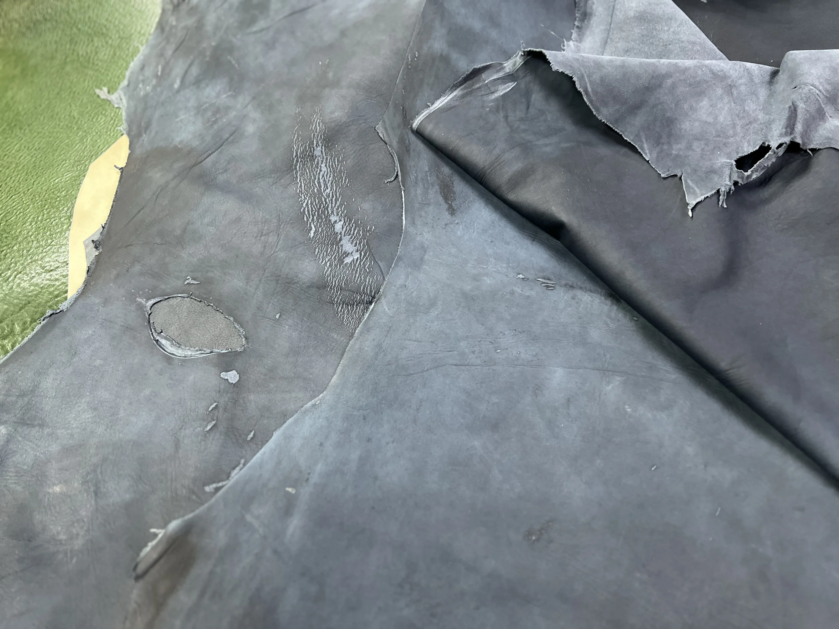 Defect Genuine Leather Deerskin! Italian Imported Deerskin 1-1.5mm