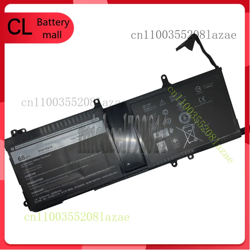 

New 68Wh 44T2R Battery Compatible with for Dell 15 R3 17 R4 9NJM1 546FF Series