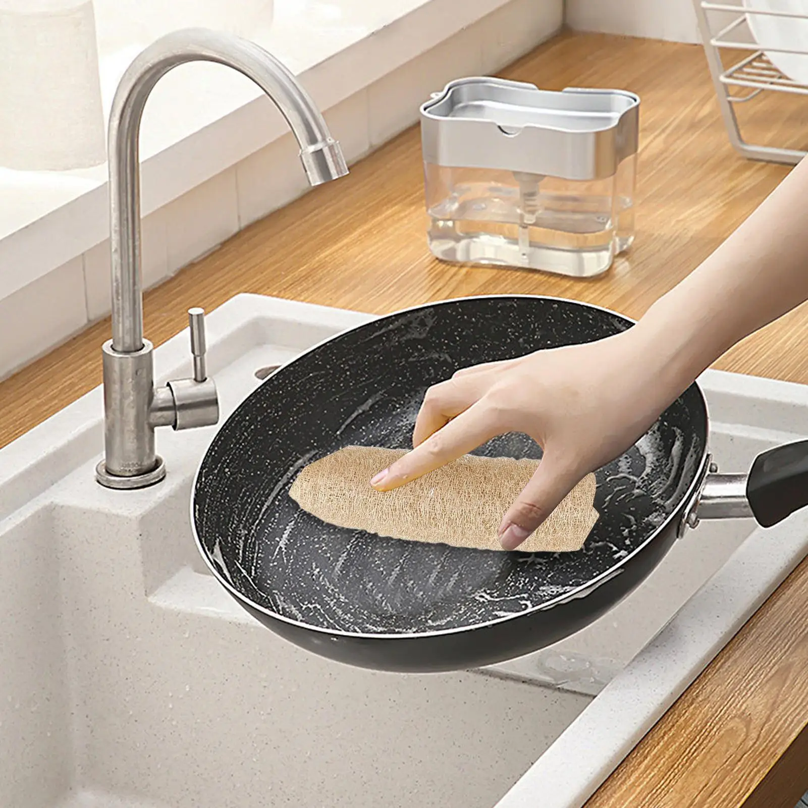 

Ванна из люфы, натуральная люфа, губка для тела, скребок, щетка для чистки, натуральный скребок для тела, аксессуары для купания для путешествий в ванной комнате