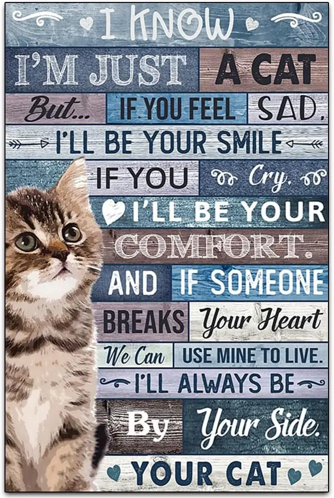 Free Pintree If You Feel Sad I'll Be Your Smile - Funny Retro Classic Art Wall Decoration - Garage ​Metal Signs Artwork - O sign