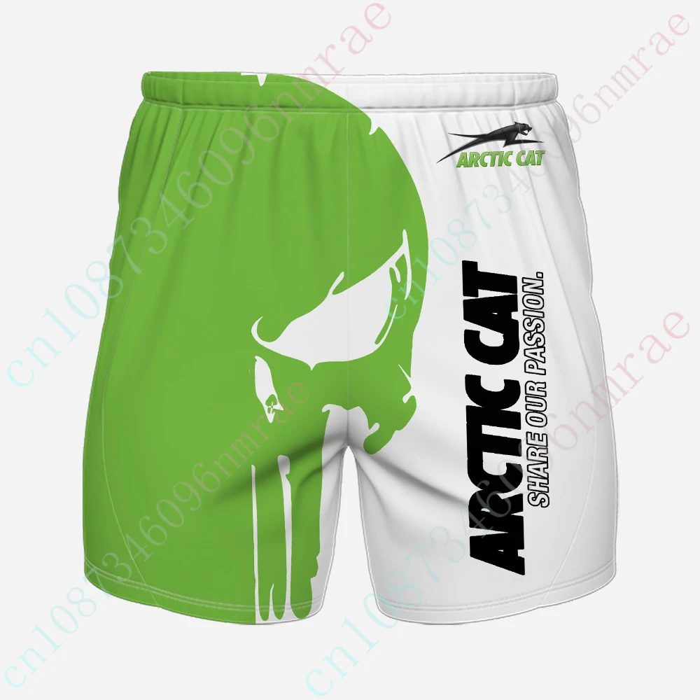 Arctic Cat-Shorts d'été pour hommes et femmes, vêtements masculins, pantalons hip hop, shorts décontractés, grande taille, logo personnalisé