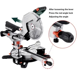 8-inch Miter Saw Multifunction Miter 45° Woodworking Tool Aluminum Sawing Machine Electric Saw Circular Saw Aluminum Cutting