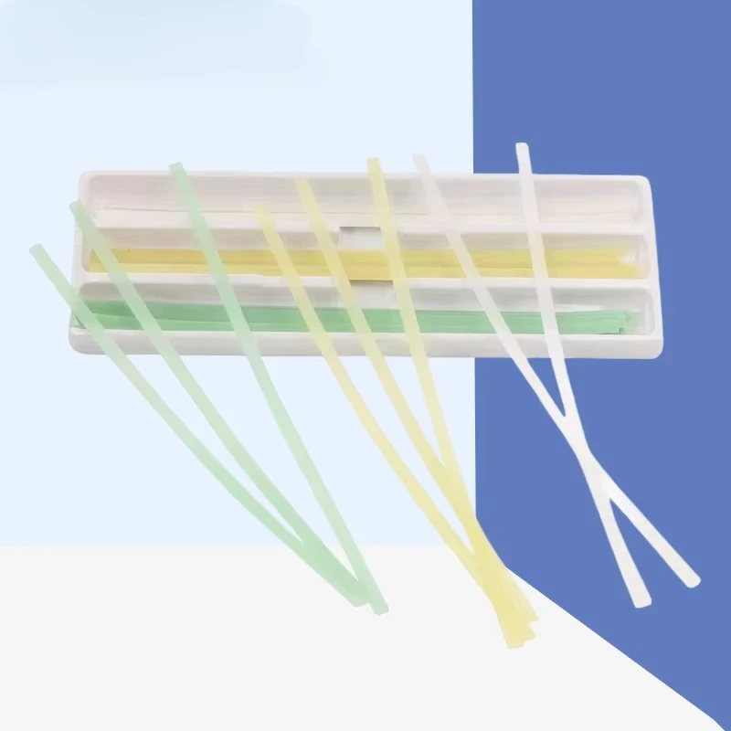 75 Pcs Single-Side Dental Polishing Stick Strips 4mm Width Polyester Abrasive Polystrips Teeth Whitening Polishing Material