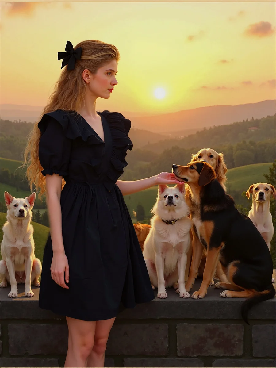 Women'S Elegant White Evening Dress American Retro Summer Floral Print Chiffon Boho Beach Holiday Vacation Maxi Long Flowing