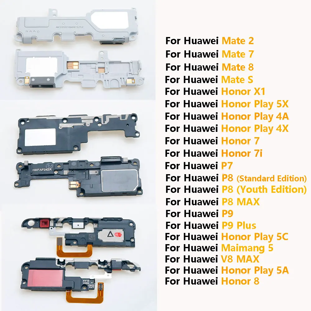 Loud speaker For Huawei P7/P8/P9 Plus Honor Play 5C V8 MAX Loud Speaker Buzzer Ringer Sound Mobile Phone Replacement Spare Parts