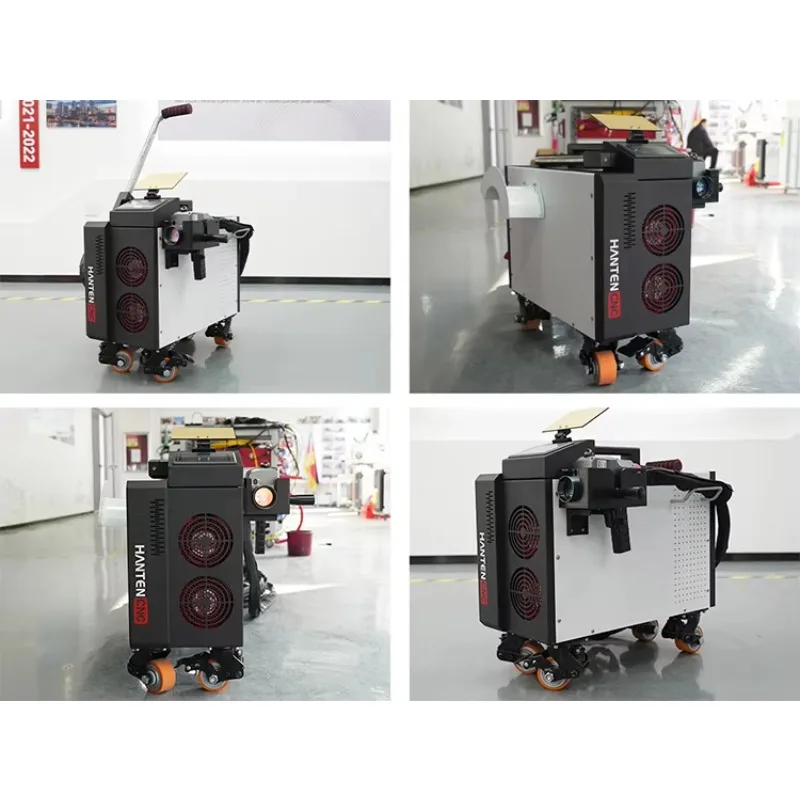 Portable 500 Watt Pulsed Laser Cleaner Handheld Rust Removal Machine Fiber Cleaning Gun Paint Graffiti Oxide Remover Tool