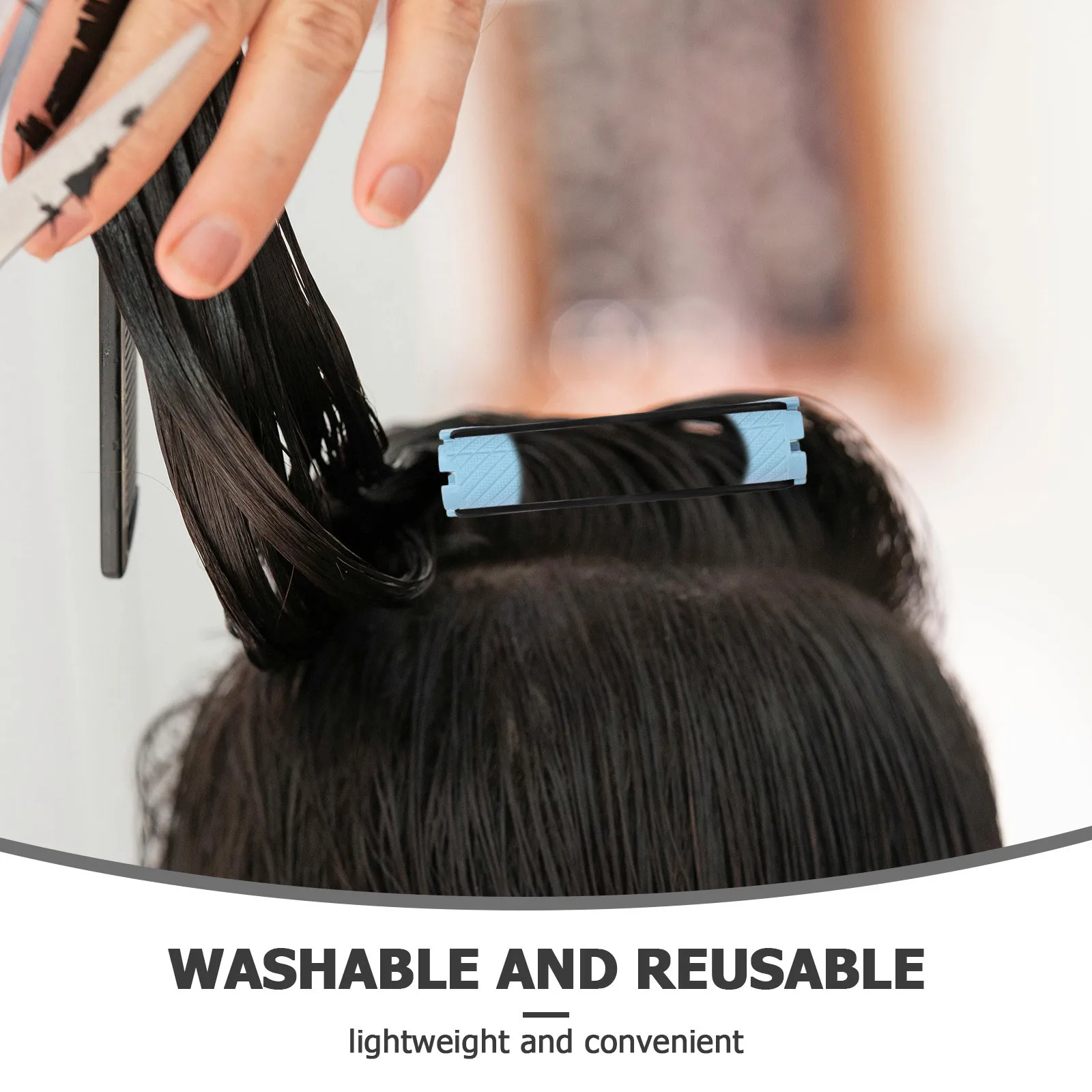 قابلة لإعادة الاستخدام الشعر بيرم قضبان 100 قطعة بكرو متموج مجموعة صالون بكرات شعر للنساء مجعد تصفيف الشعر أداة بيرم لوازم قضبان التدفئة #4