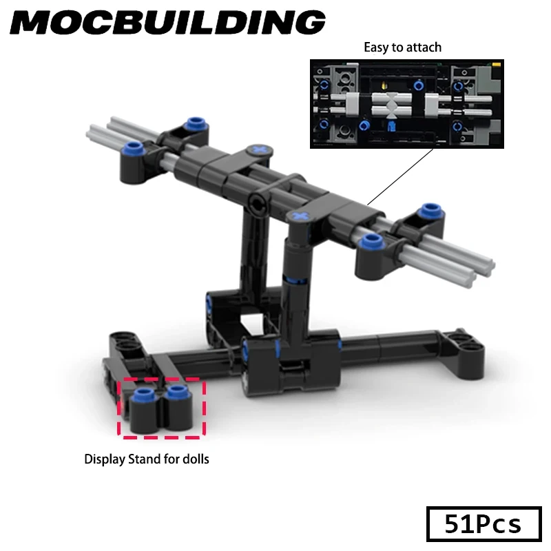 NEW MOC Display Stand Bricks Set fit for Cars Speed Champions Building Blocks Model Showing DIY Toys Gifts