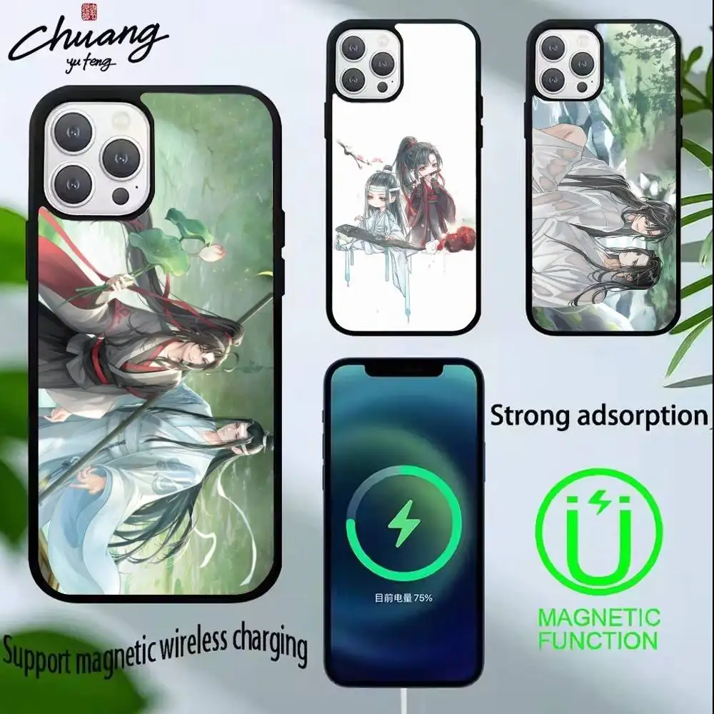 

Grandmaster M-Demonic Cultivation Phone Case For iPhone17,16,15,14,13 Plus,Pro Max Magnetic For Magsafe Wireless Charging