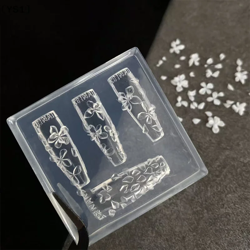 3D-формы для ногтей в виде цве – обзор и цена Resin Art Templates Free