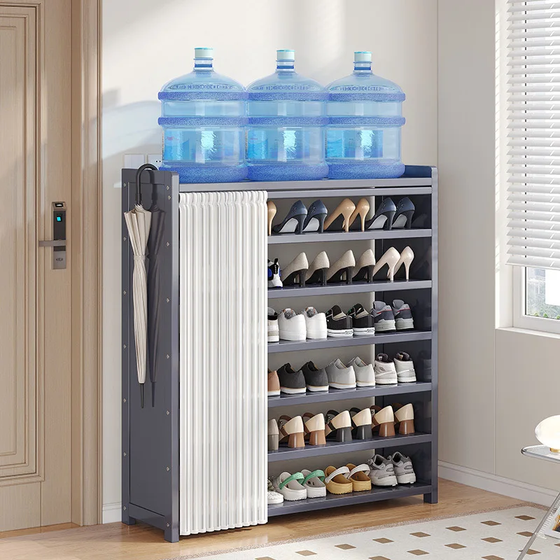 Amazing Shoe Rack Shoe Organizer Storage Box Monder Style Home Entry Space-Saving Shoes Storage