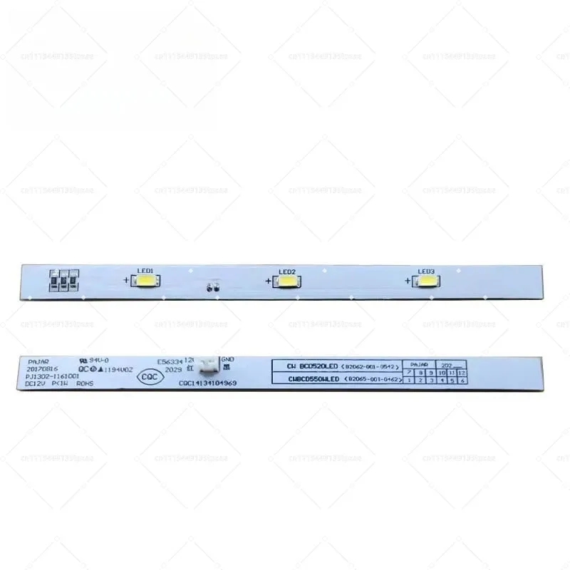 12V 3 Lamps CQC14134104969 Refrigerator Refrigeration Lighting LED Strip for Skyworth BCD-469 VIOMI 483L Refrigerator