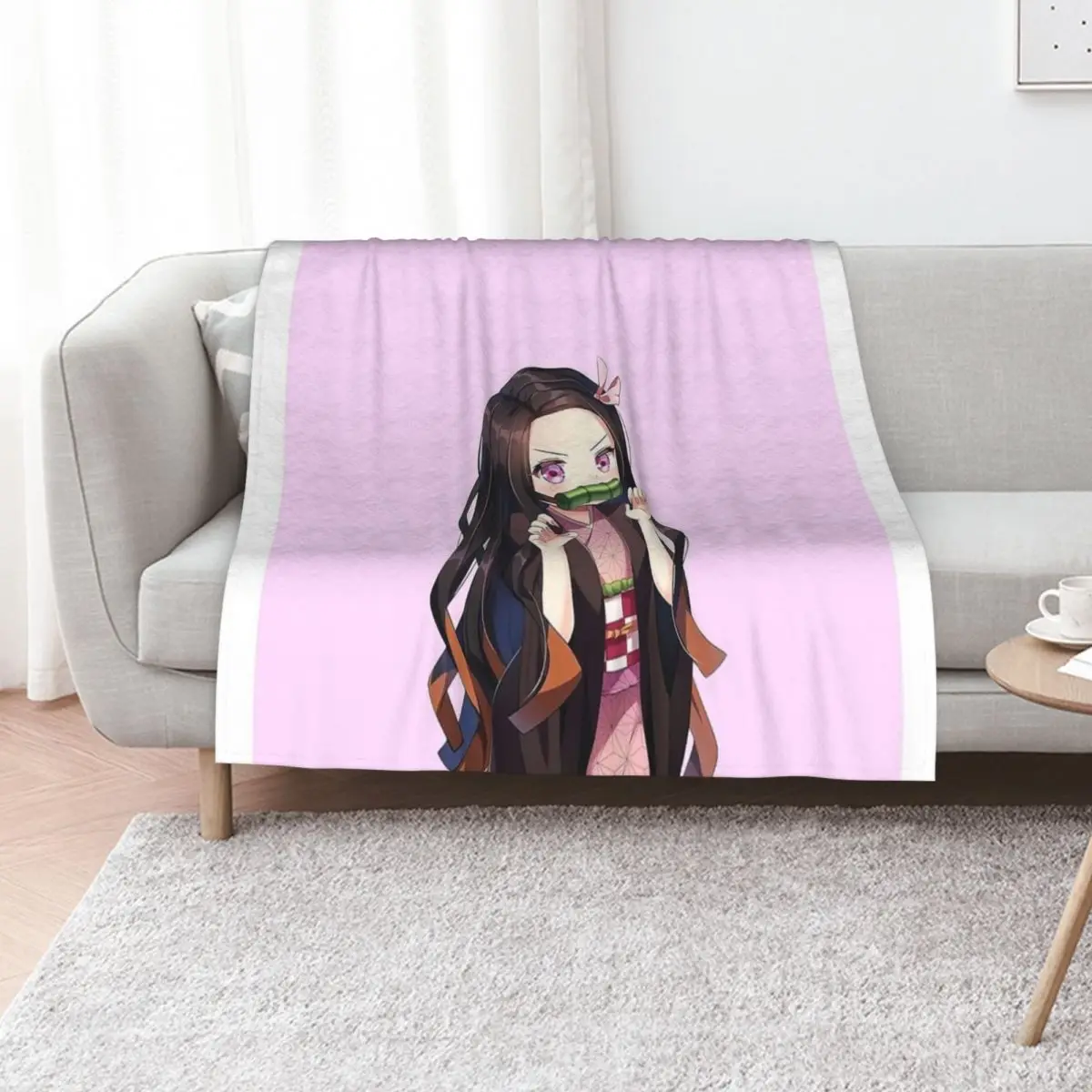 

in beautiful art Throw Blanket Thermals For Travel manga halloween Plaid on the sofa Blankets