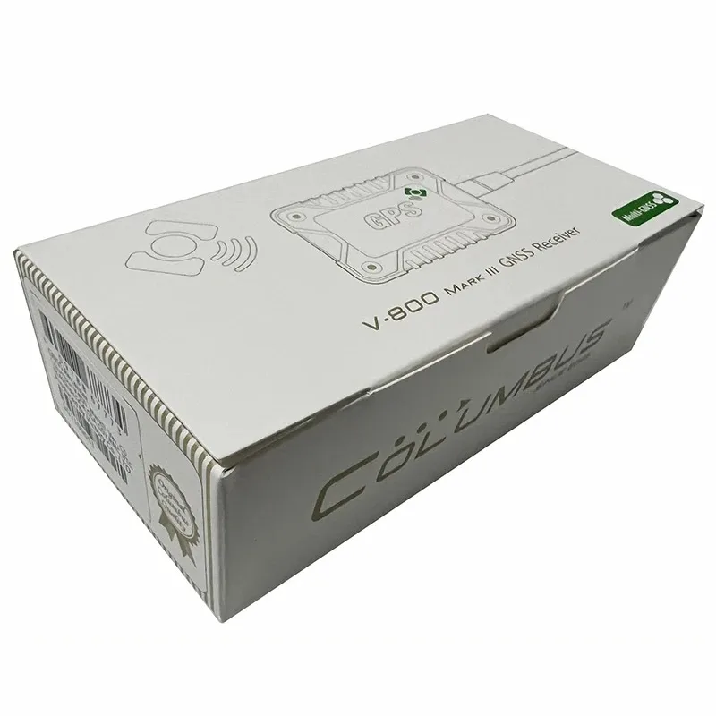 Columbus V-800 MarkIII GNSS Receiver Support GPS GLONASS BDS QZSS SBAS 10MHz positioning accuracy 2m navigation time service