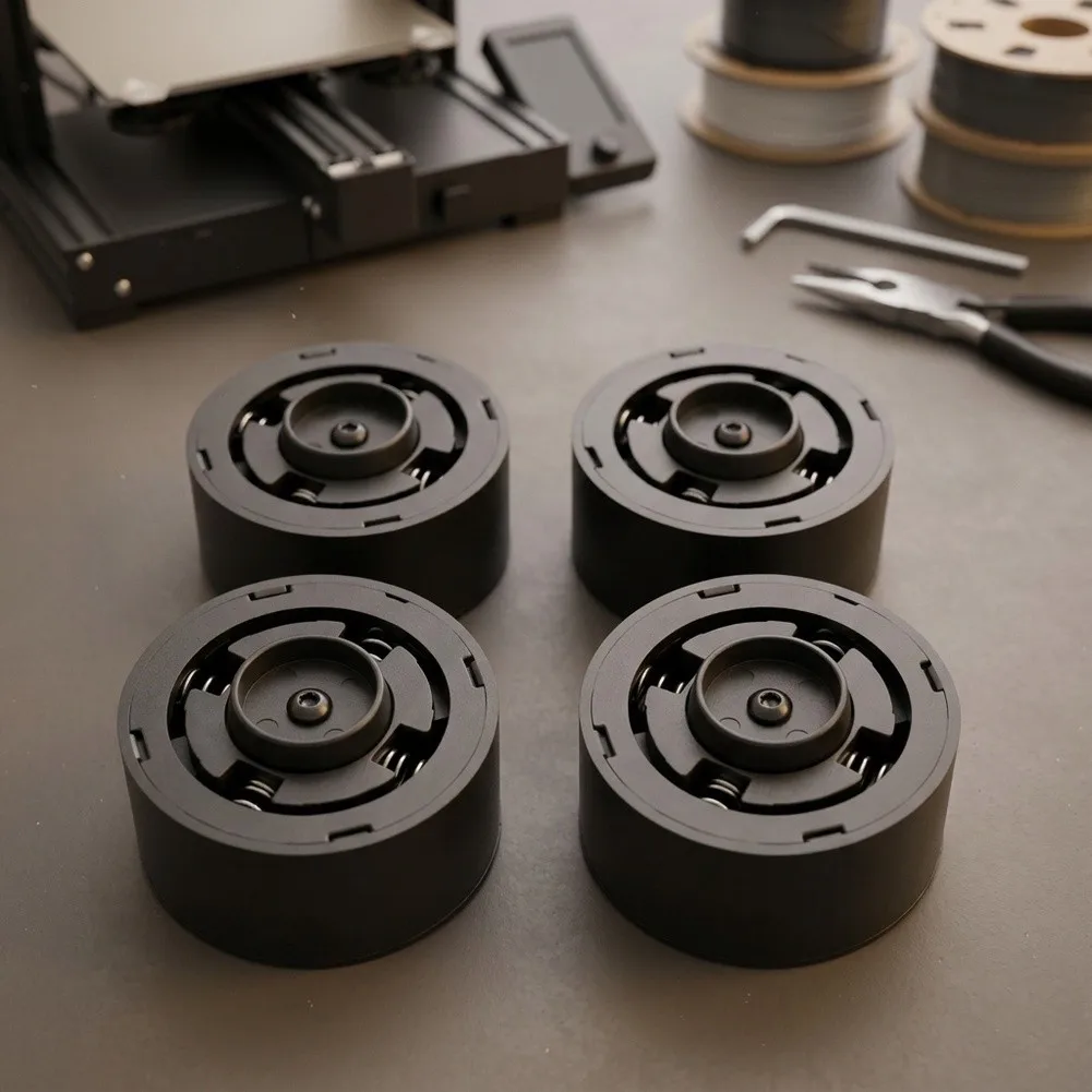 4PCS Rubber Feet Pad Shock Absorption Feet For BambuLab X1 P1S P1P Snapmaker For U1 For 3D Printer Vibration Dampening Pad