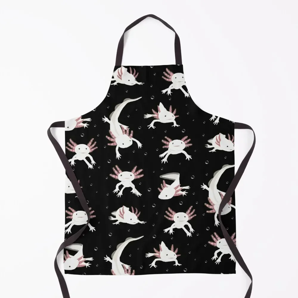 

Axolotls Apron chefs Kitchen Novel Kitchen Accessories Apron