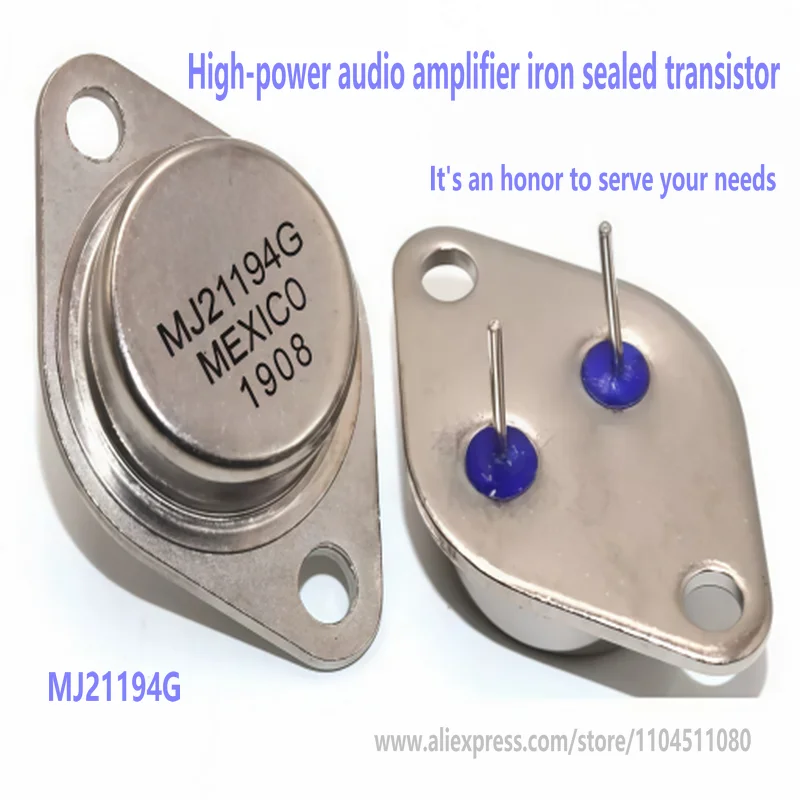 2PCS/ MJ21993G MJ21994G 2N3773G 2N6277 MJ11033G MJ10012 high-power audio amplifier iron sealed transistor